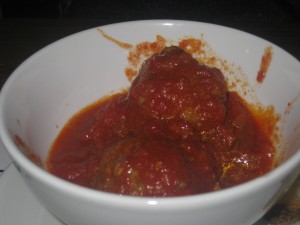 Meatballs in tomato sauce
